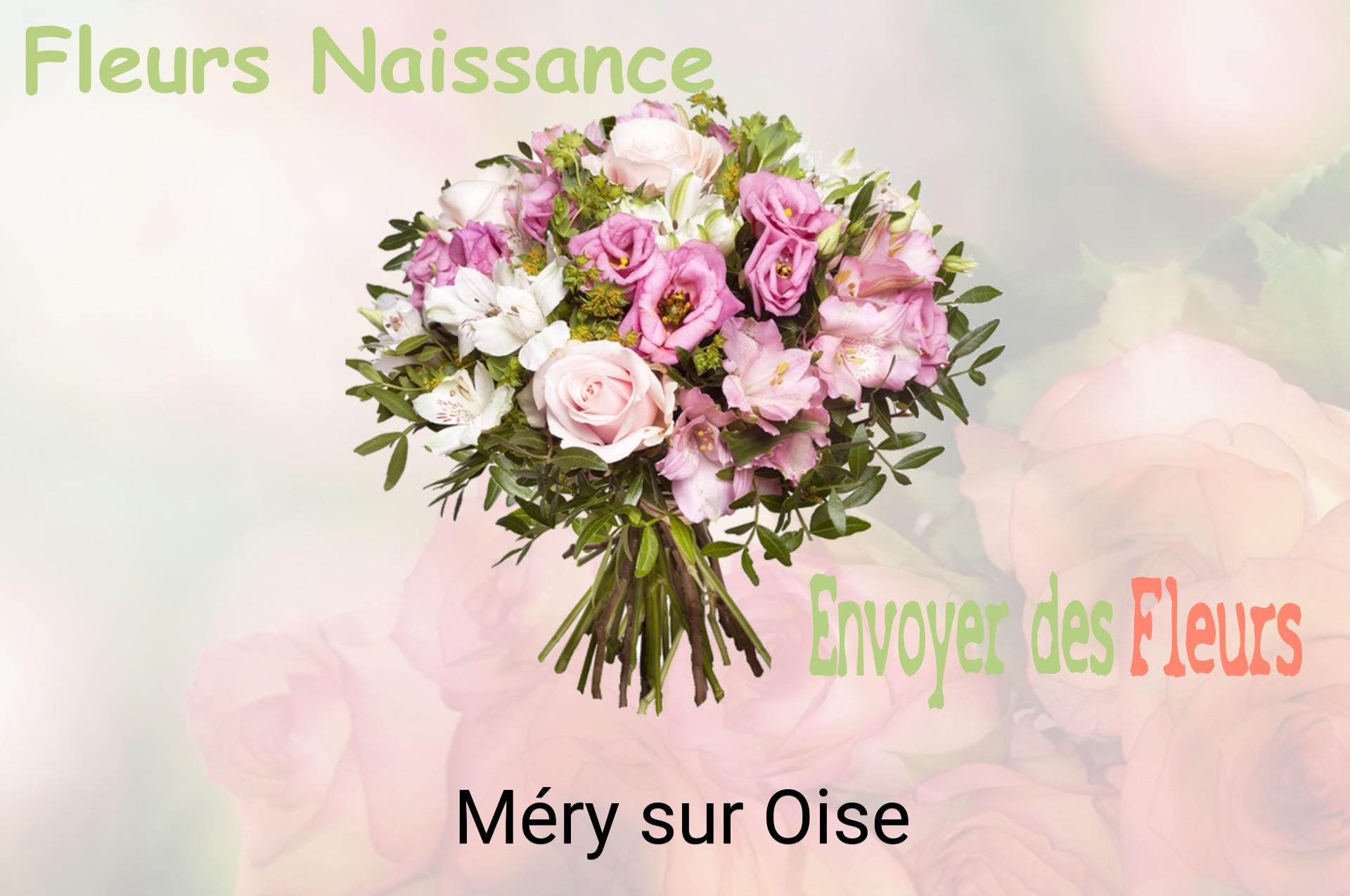 Bouquet de fleurs de naissance livré à Méry-sur-Oise